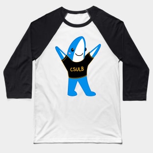 CSULB sharks Elbee Baseball T-Shirt